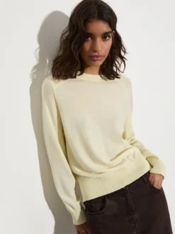 Pure merino wool sweater - vanilla
