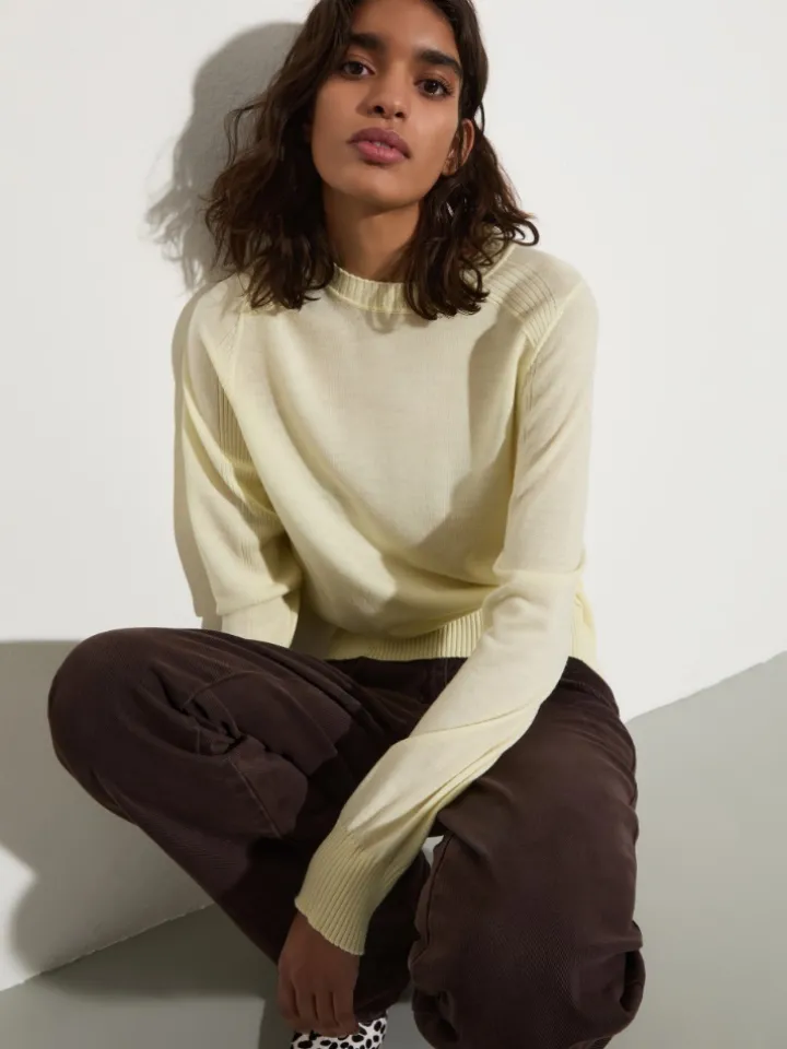 Pure merino wool sweater - vanilla