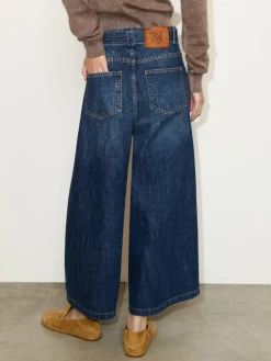 Re-Edit long Bermuda jeans - navy