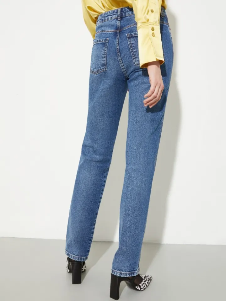Re-Edit slim-fit jeans - delave` blue