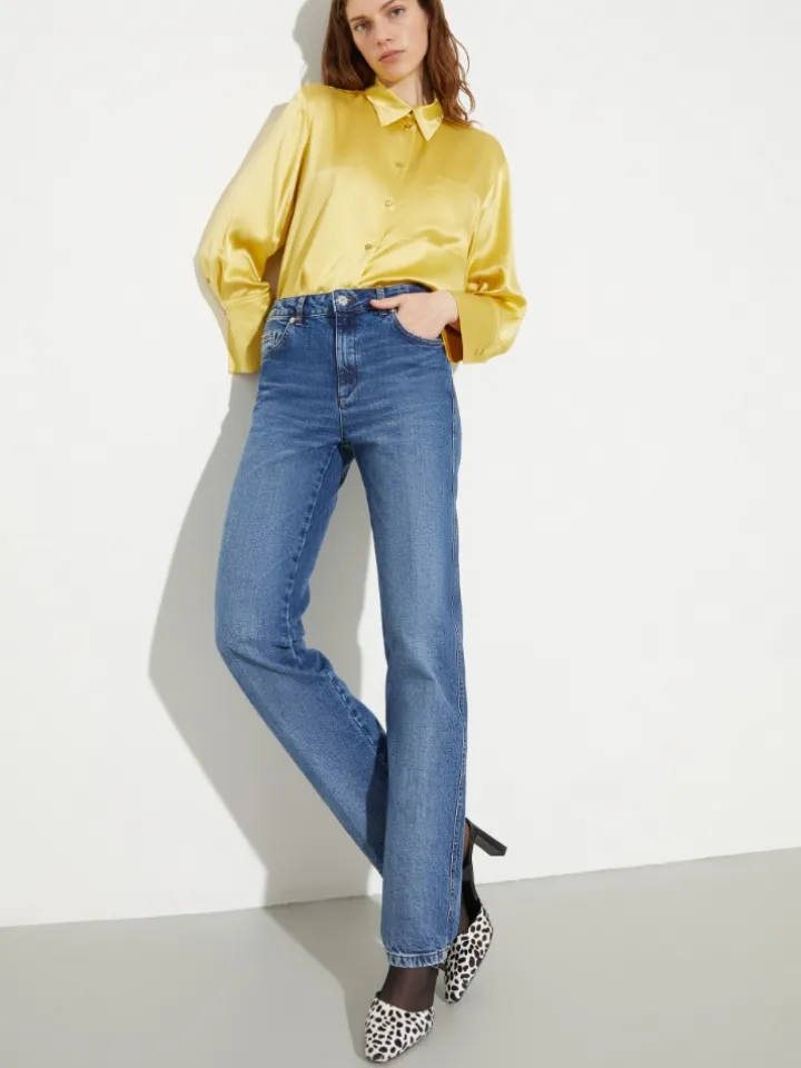 Re-Edit slim-fit jeans - delave` blue