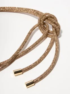 Rhinestone belt - gold