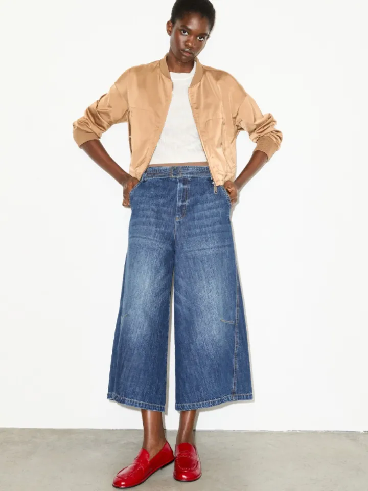 Satin bomber jacket - buck
