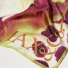Silk-twill scarf - apple green
