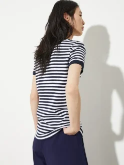 Slim-fit logo T-shirt - navy