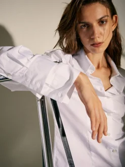 Slim-fit shirt Sami Miró &Co.llaboration - optical white