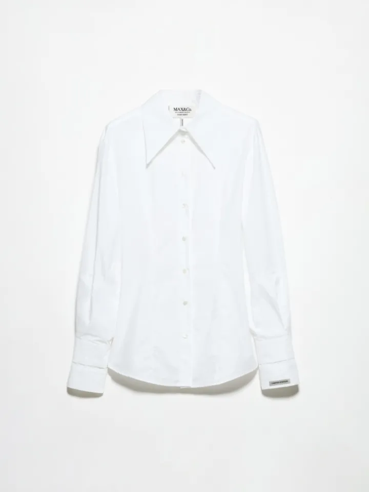 Slim-fit shirt Sami Miró &Co.llaboration - optical white