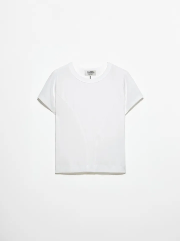 Slim-fit T-shirt Sami Miró &Co.llaboration - optical white