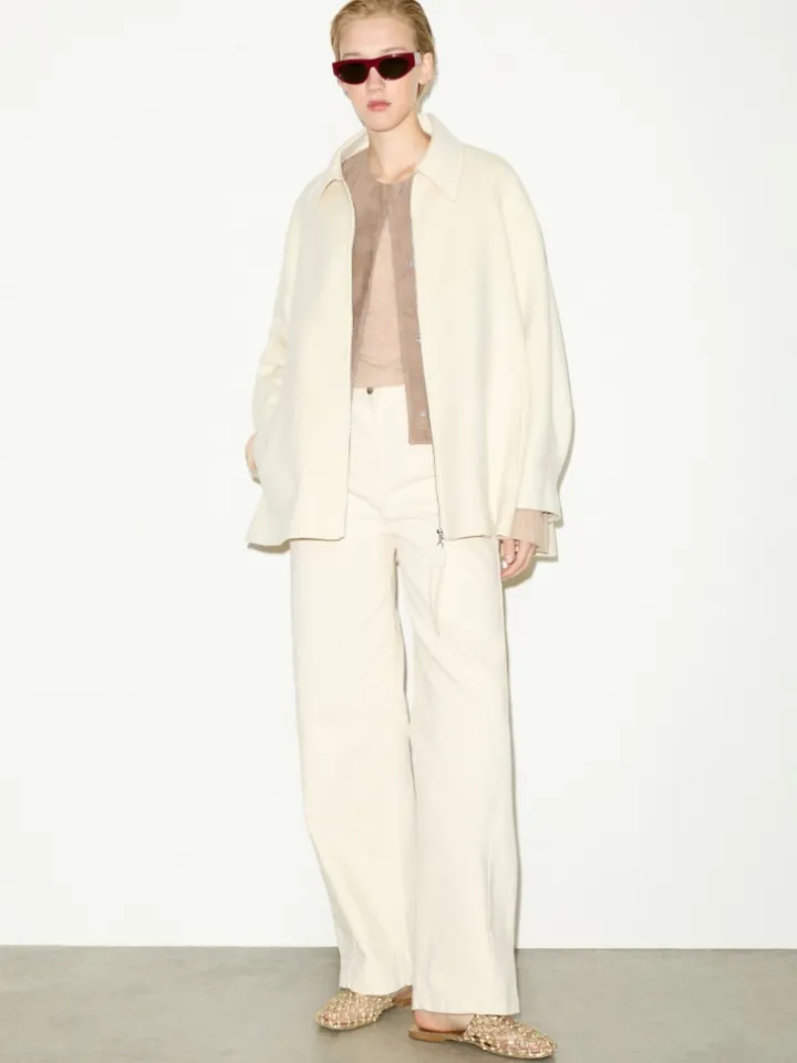 Suede jacket - turtledove
