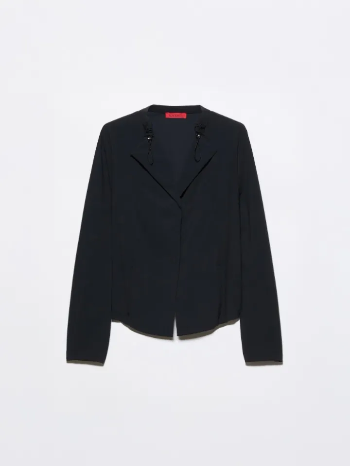 Technical-jersey jacket - black