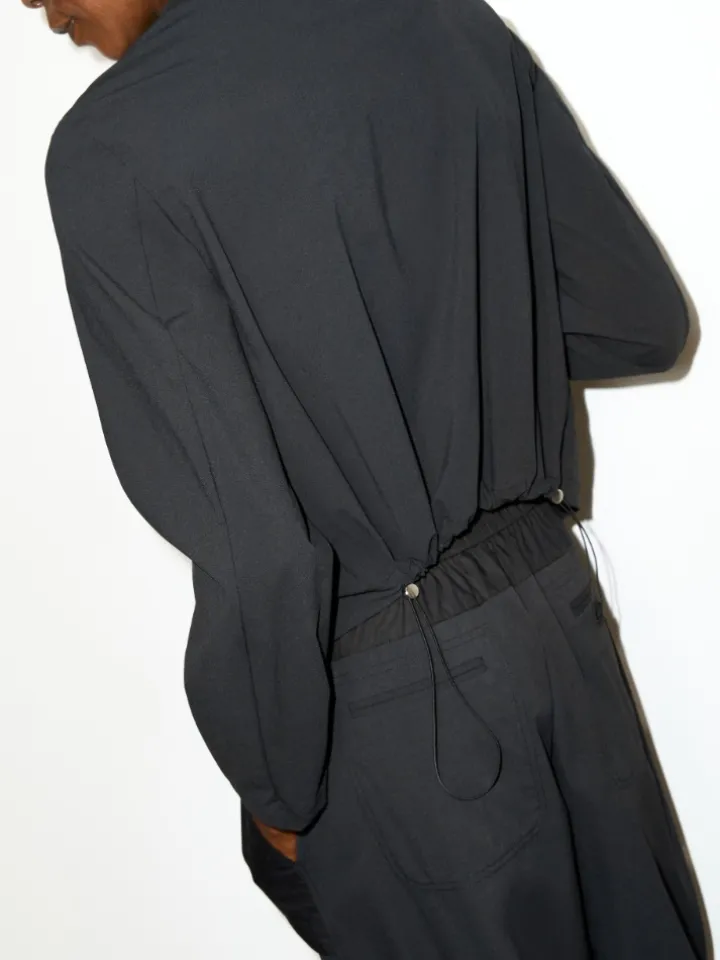 Technical-jersey jacket - black
