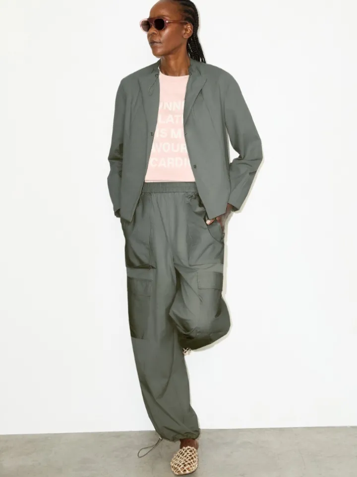 Technical-jersey jacket - kaki