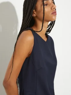 Tube dress - navy