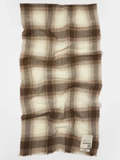 Undyed wool-blend stole - turtledove
