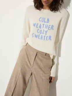 Wide-leg slub grisaille trousers - light grey