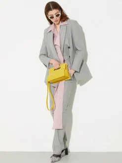 Wool and cotton-blend blazer - grey