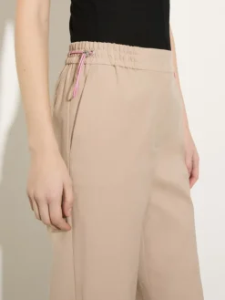 Wool-blend trousers - beige